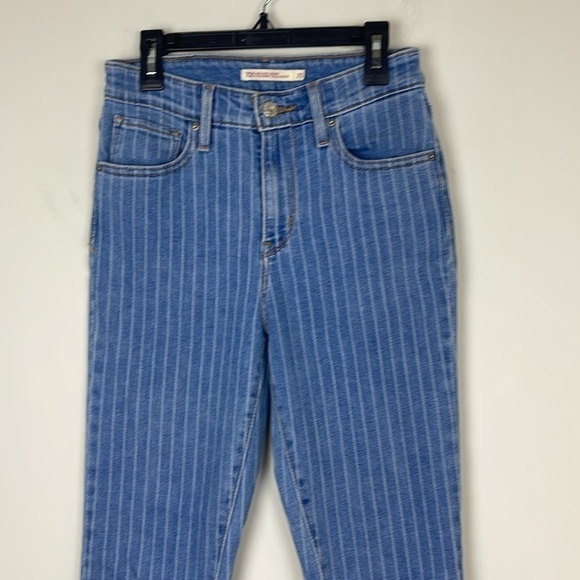 Levi’s 721 high rise skinny striped size 25 - Picture 3 of 9